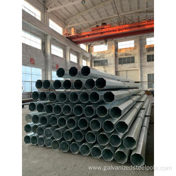 45FT hot dip galvanized steel pole